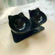 Elevated Double Food Bowl  for Pets Cat Dog Food and water Bowl - EX-STOCK CANADA