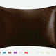 Pillowcase Satin Solid Color Simulation Silk Single Pillowcase Ice Silk Pillowcase - EX-STOCK CANADA