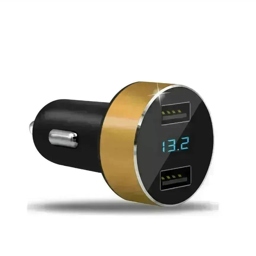 Automobile Smart Digital LED display car charger - EX-STOCK CANADA