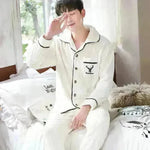Flannel warm and thickened men's pajamas - EX-STOCK CANADA