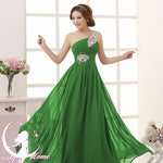 Evening dress one-shoulder dinner banquet long banquet EX-STOCK Canada 