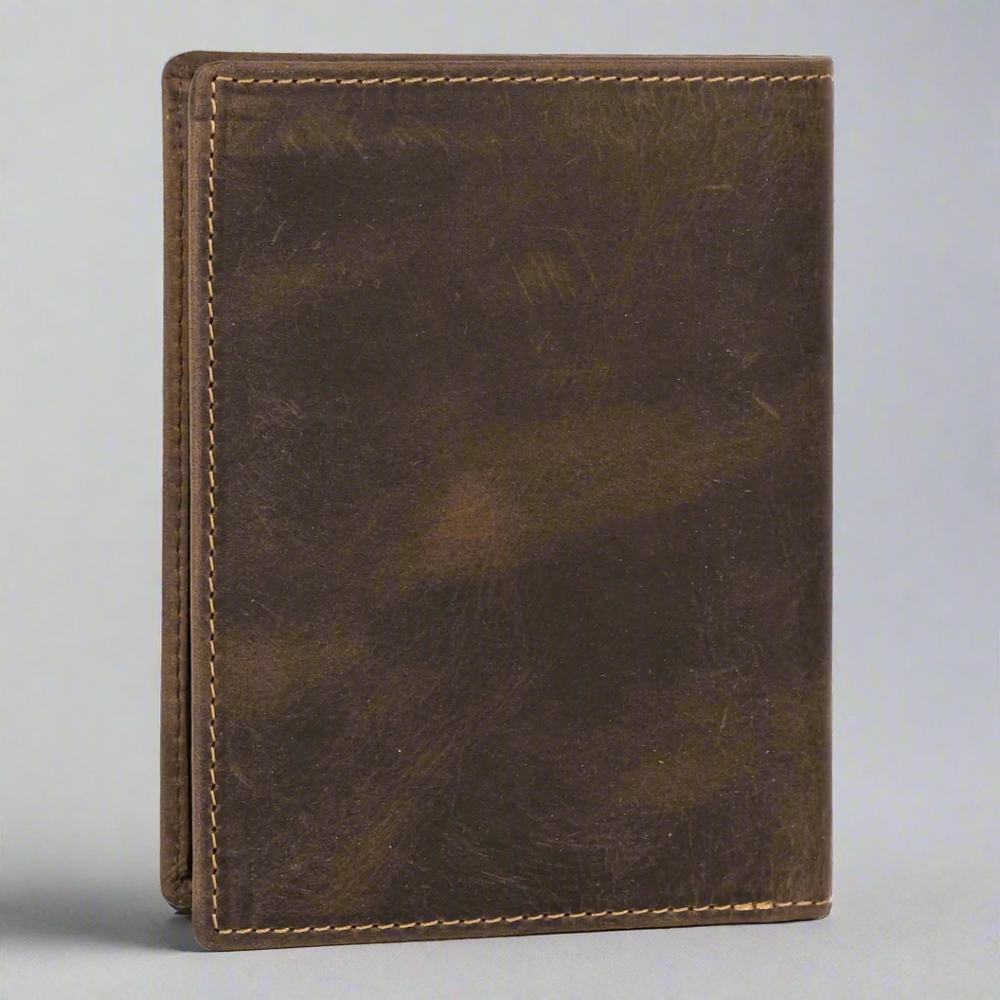 MET Men's Motorcycle Distressed Leather Wallet EX-STOCK Canada 