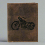MET Men's Motorcycle Distressed Leather Wallet EX-STOCK Canada 