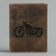 MET Men's Motorcycle Distressed Leather Wallet EX-STOCK Canada 