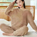 New Casual Plus Size Pajamas Suit - EX-STOCK CANADA