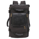 Men Canvas Backpack Huge Travel School Shoulder Computer Backpack Functional Versatile Bags Multifunctional Laptop Bag EX-STOCK Canada