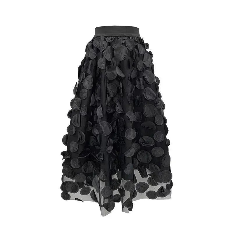 Women's Retro fashion Line  Midi Maxi Prairie Skirt - EX-STOCK CANADA