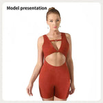 Women Cut out Unitard Short Bodysuit