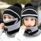 Winter Hat For Women 3pcs Knitted Beanie Hat Scarf Set Warm Hat - EX-STOCK CANADA