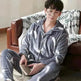 Flannel warm and thickened men's pajamas - EX-STOCK CANADA