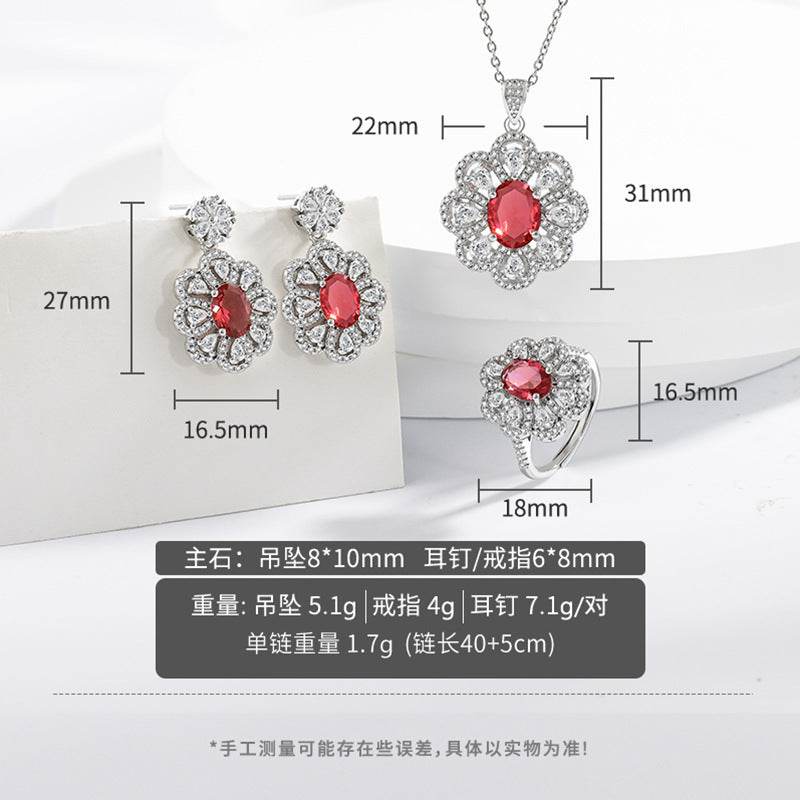 Bride Jewelry Earrings Necklace Jewelry Suit - EX-STOCK Canada