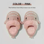 Winter Shark Slippers Detachable Warm Fuzzy Slippers Bedroom House Shoes Women - EX-STOCK CANADA