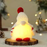 Nueva muñeca sin rostro de Navidad con luces