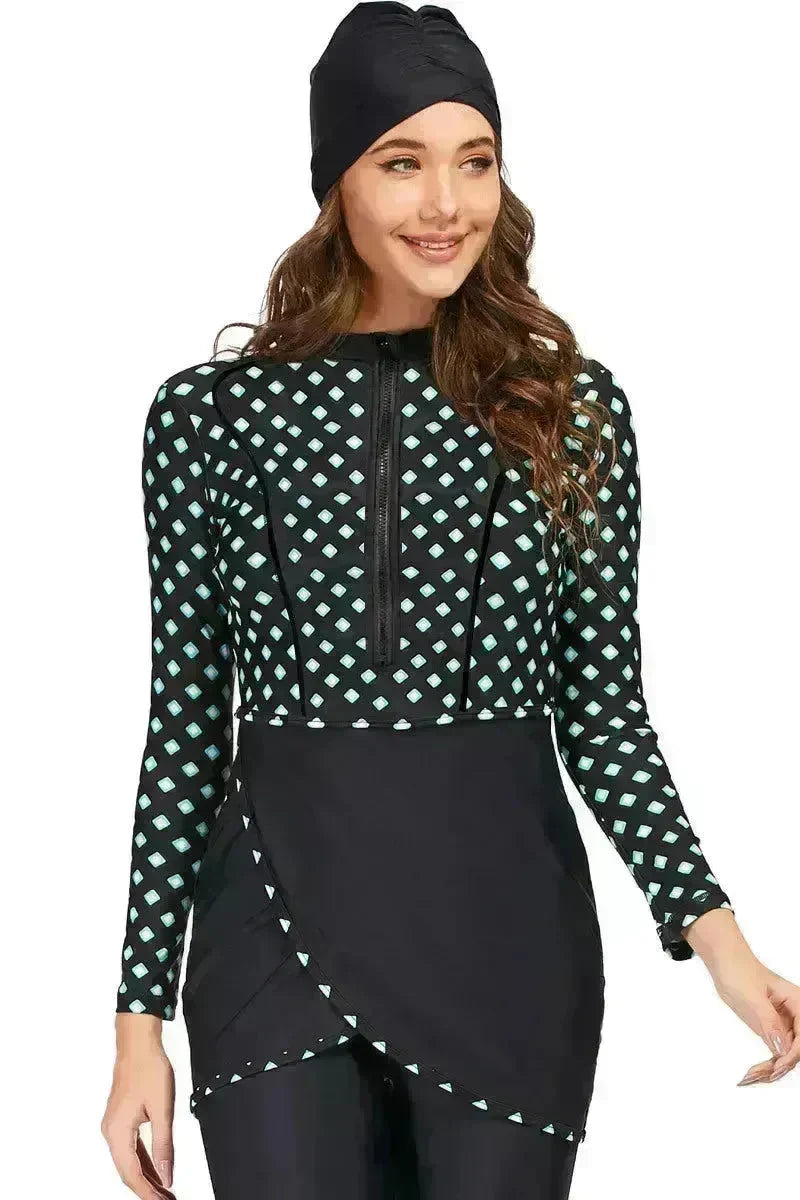 ArabSwimsuit Long-sleeved Trousers Three-piece Suit EX-STOCK