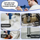 High Pressure Air Toilet Unclogged For Toilets, Bathroom Floors, Sinks, And Pipe Blockages EX-STOCK