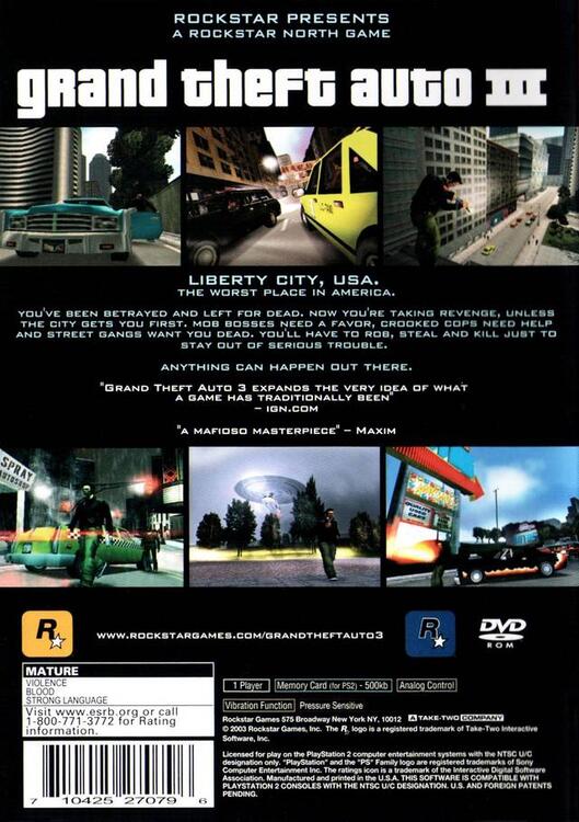 Grand Theft Auto III [Greatest Hits] 