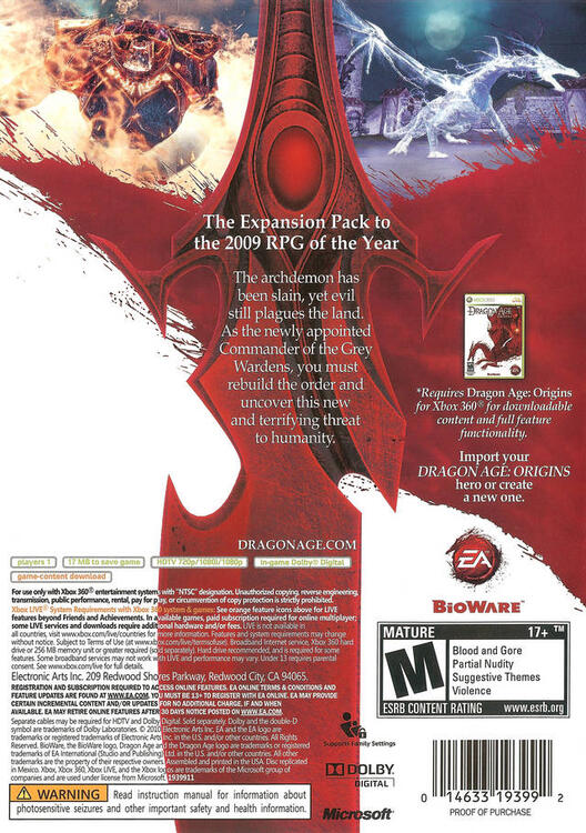 Dragon Age: Origins - Awakening 