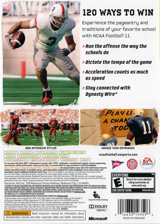 NCAA Football 11 