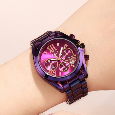 Luxury rose gold women casual watch EX-STOCK Canada 