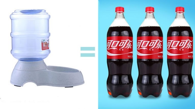 Cats Dogs Automatic Pet Feeder Drinking Water Fountains Large Capacity Plastic Pets Dog Food Bowl Water Dispenser EX-STOCK Canada 