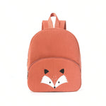 Embroidered Cute Bear Backpack Corduroy EX-STOCK
