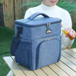 Bolsa de aislamiento de fruta doble de almuerzo