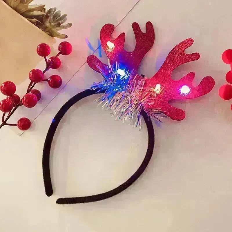 Christmas With Light Headband Snowflake Women's - EX-STOCK CANADA