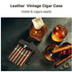 Portable Vintage Horse Leather Travel Cigarette case Cigar wallet - EX-STOCK CANADA