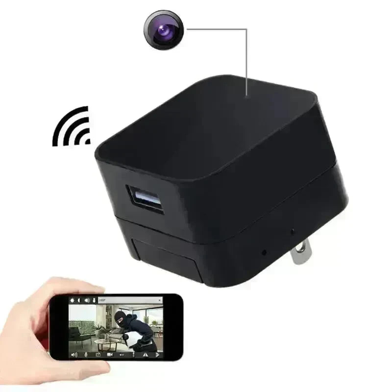 Night vision spy camera wall charger EX-STOCK