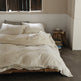 Cotton Yarn-dyed Washed Cotton Four-piece Set Full-cotton Fitted Sheet Non-printed Minimalist Bed Sheet Duvet Cover EX-STOCK Canada 