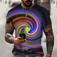 Men's Black Tech 3D Printed Short Sleeve T-Shirt  EX-STOCK CANADA
