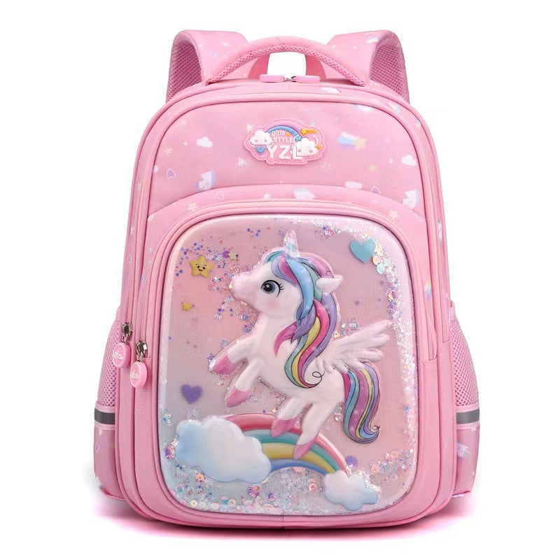 Decompression Waterproof Good-looking Mermaid Children Backpack EX-STOCK