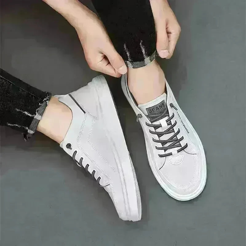Fashion Canvas Flats Shoes Casual Versatile Breathable Walking Sports Shoes Low-top Sneakers For Men - EX-STOCK CANADA