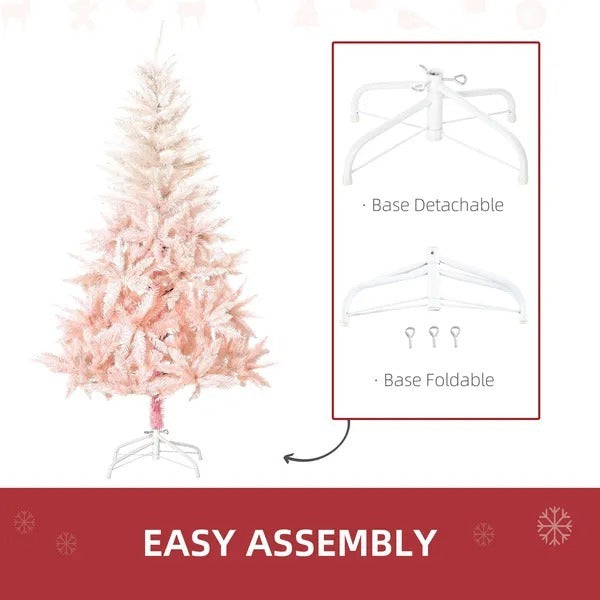 5ft Artificial Christmas Tree Home Decoration Automatic Open White EX-STOCK Canada 