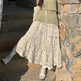 Retro Vacation Style Crocheted Hollow Beige Maxi Skirt - EX-STOCK CANADA