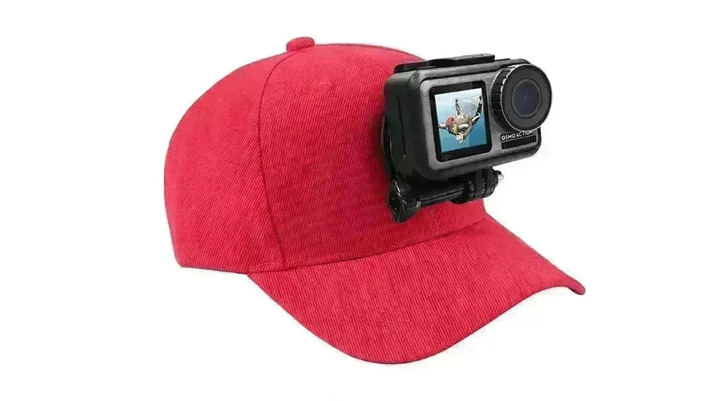 Canvas Sun Hat Cap Cycling Hiking Golfing Fishing For Sports Action Cam Camera EX-STOCK