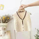 Children Knitted Chunky Sweater Outwear Vest kids - EX-STOCK CANADA