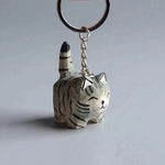 Creative Decorative Hand carved wooden Cat Trinkets Ornaments - EX-STOCK Canada