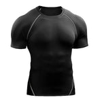 Quick Drying Men Short Sleeve Exercise Running Workout T-shirt Top - EX-STOCK CANADA