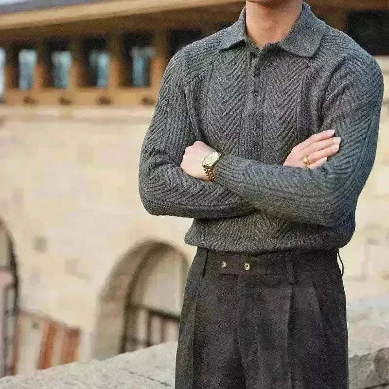 Formal Fall Winter Thermal Base Sweater for Men - EX-STOCK CANADA