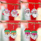 Funny Santa Claus Earrings Christmas Pendant Earrings Gift - EX-STOCK CANADA