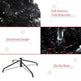 6ft Artificial Christmas Tree Unlit Douglas Fir With Realistic Branch Tips, Black Halloween Style EX-STOCK Canada 