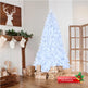 FCH 7ft 1346 Branches Automatic Tree Structure PVC Material 500 Lights Cool Color 8 Modes Christmas Tree White EX-STOCK Canada 
