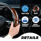 Mahogany Gray Buckle Steering Wheel EX-STOCK