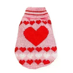 Christmas Maple Snowflake Turtleneck Knitted Sweater Pet Clothes - EX-STOCK CANADA