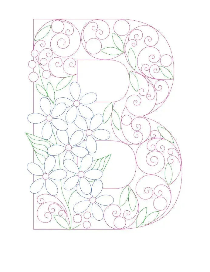 Paper Filigree Painting Kit - Letters - EX-STOCK CANADA