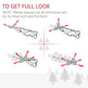 4ft Pre-Lit LED Optical Fiber Christmas Tree Artificial Seasonal Decor EX-STOCK Canada 