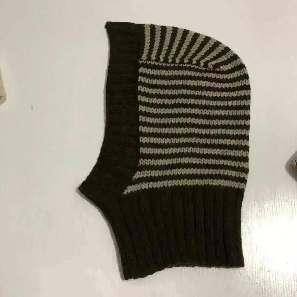 Autumn And Winter New Pullover Neck Protection Warm Knitted Balaclava Hat - EX-STOCK CANADA