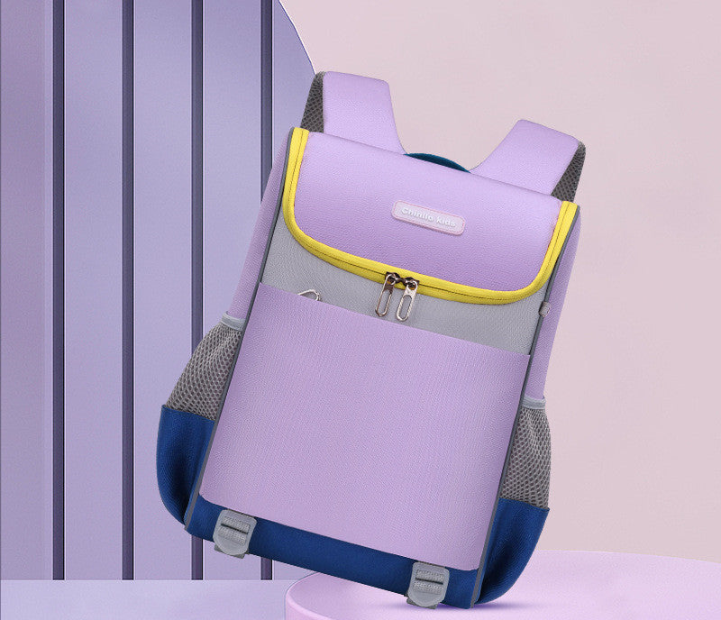Kids Nylon School Backpack – Breathable Lightweight Primary School Bag (Small & Large)
