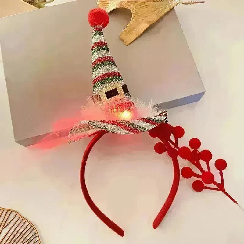 Christmas With Light Headband Snowflake Women's - EX-STOCK CANADA